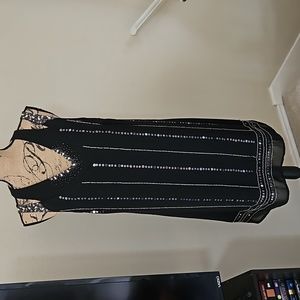 Nicole by Nicole Miller Sequin/Beaded Dress